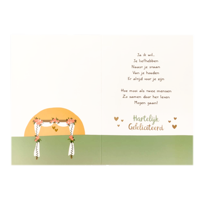 Artige Kaart - Artige - Intense - Jullie zijn getrouwd - TE012-C