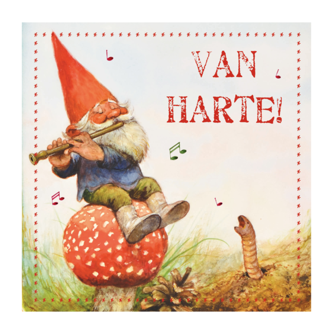 Comello Kaart - Rien Poortvliet - Van harte