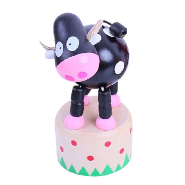 BigJigs Drukfiguurtje - Boerderijdieren - 1st. - Willekeurig geleverd