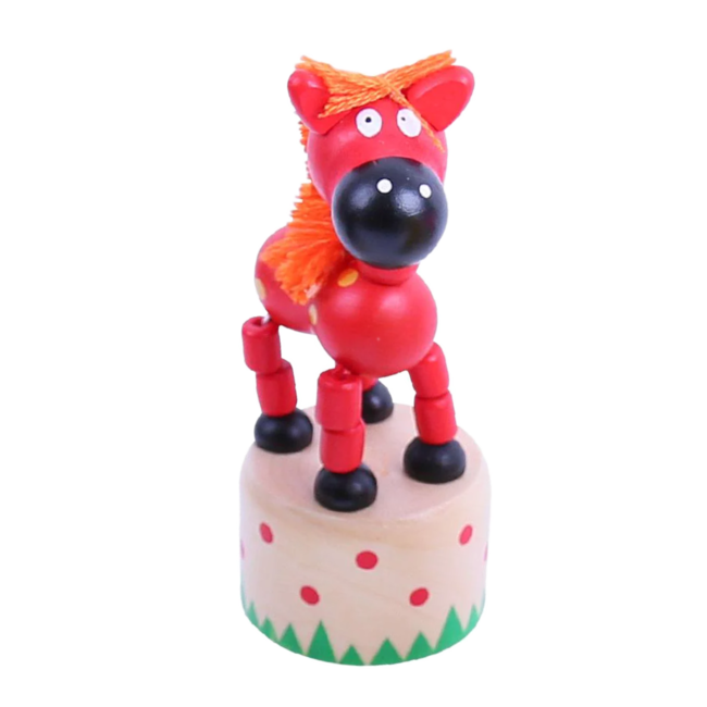 BigJigs Drukfiguurtje - Boerderijdieren - 1st. - Willekeurig geleverd