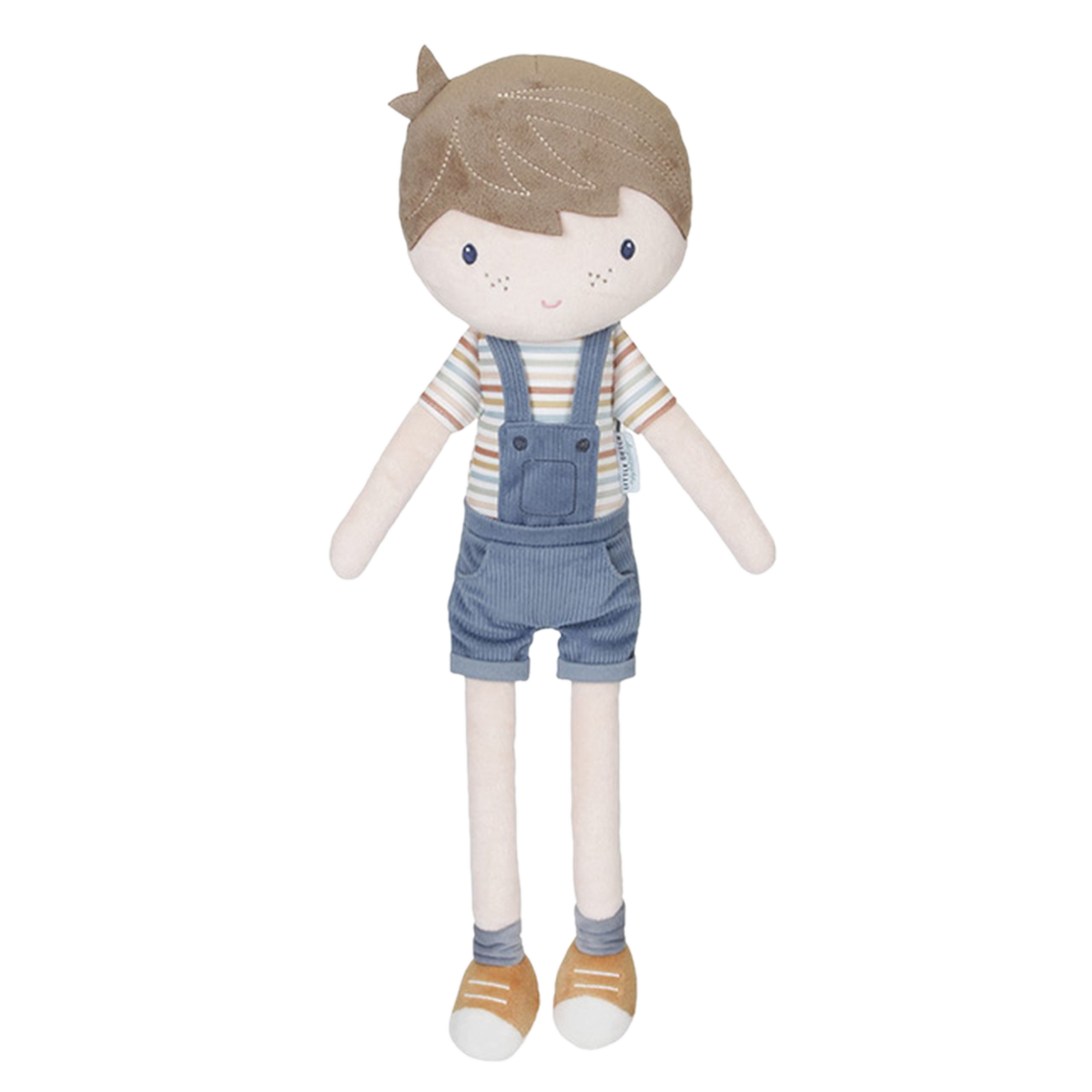 Pop - Knuffelpop - Jim - Blauw - 35cm - Little Dutch