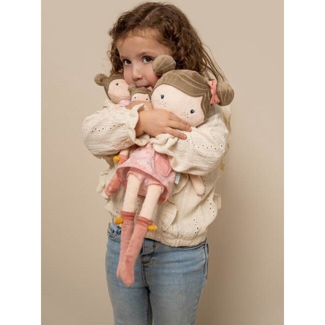 Little Dutch Pop - Knuffelpop - Rosa - Roze - 50cm - Little Dutch