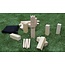 Engelhart Spel - Kubb - Basic - Formaat koning 25x4,5x4,5cm