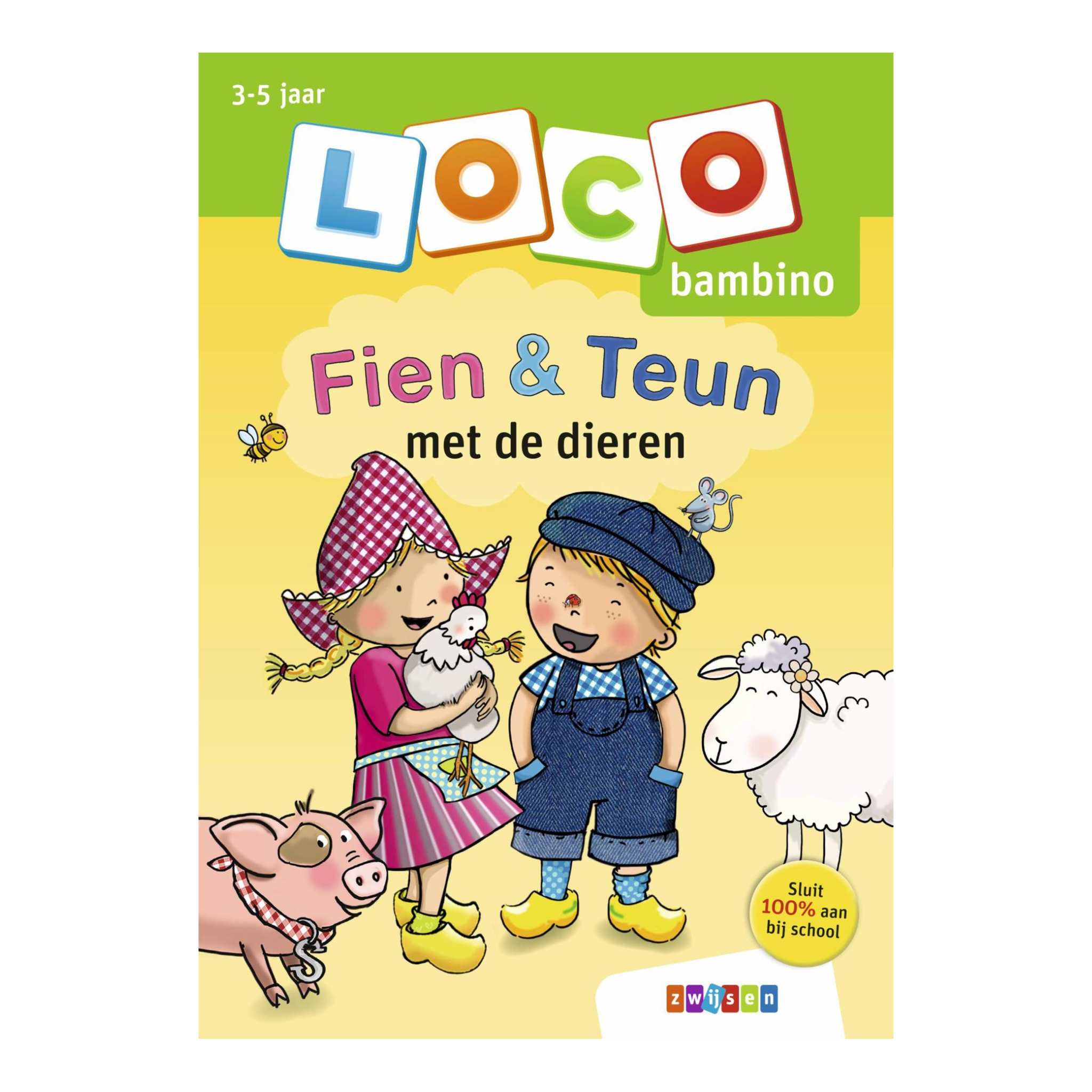 Loco Bambino - Boekje - Fien & Teun met de dieren - 3-5 jaar