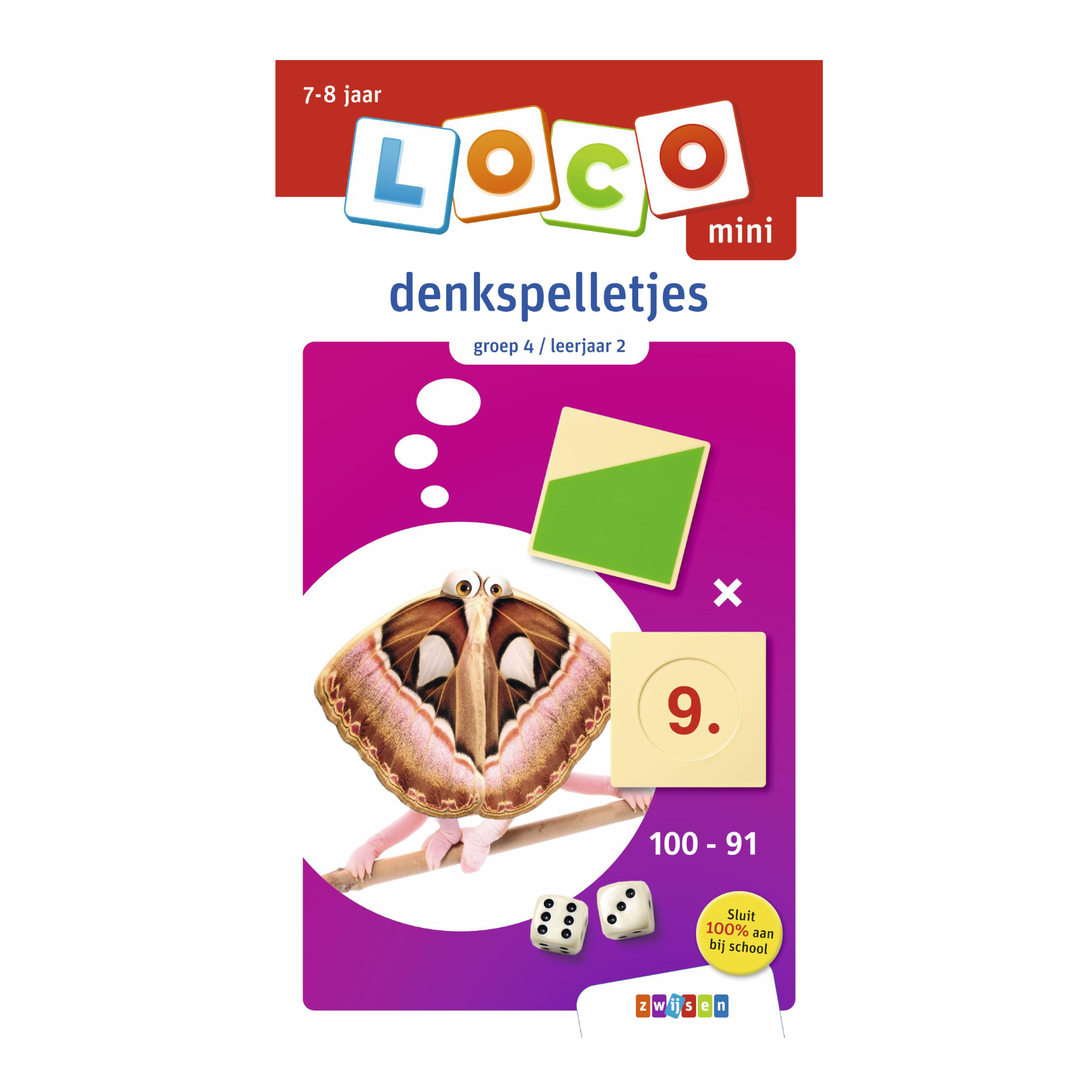 Loco Mini - Boekje - Denkspelletjes - Groep 4 / leerjaar 2 - 7/8 jaar