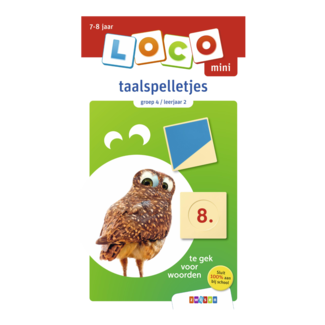 Loco Leerspellen Loco Mini - Boekje - Taalspelletjes - Groep 4 / leerjaar 2 - 7/8 jaar