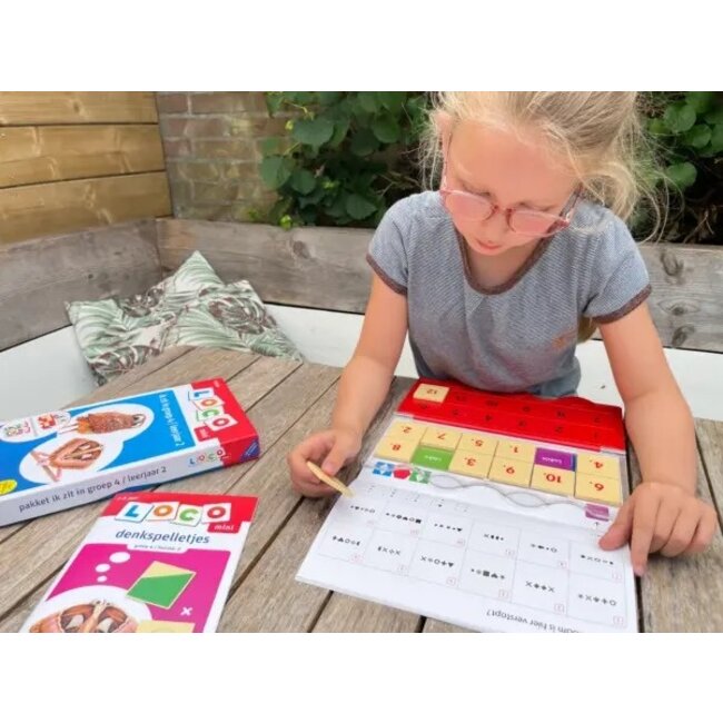 Loco Leerspellen Loco Mini - Boekje - Taalspelletjes - Groep 4 / leerjaar 2 - 7/8 jaar