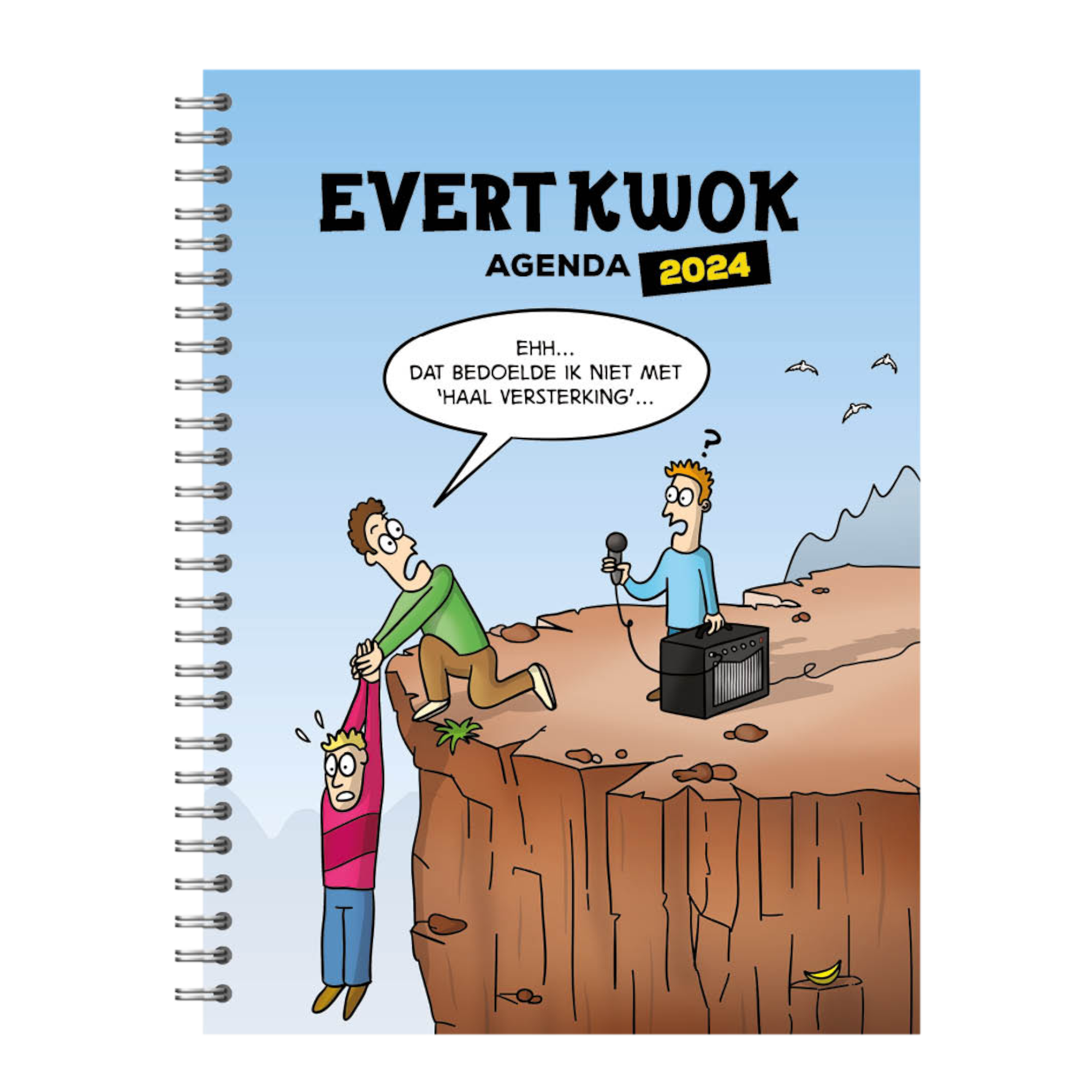 Bureau agenda - 2024 - Evert Kwok - Harde kaft - 17x23cm