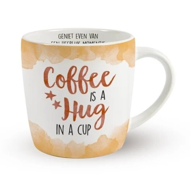 Miko Mok - Enjoy - Coffee is a hug in a cup - Met binnentekst