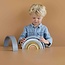 Little Dutch Blokken - Regenboog - Hout - Blauw