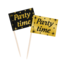 Paperdreams Prikkertjes - Party time - Goud, zwart - 50st.