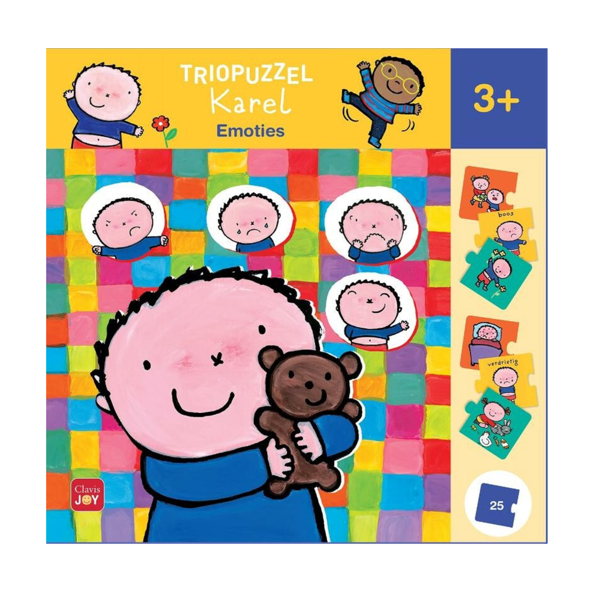 Puzzel - Karel - Emoties - 5x3st.