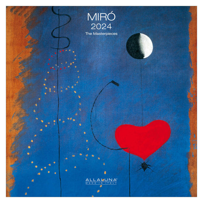 Comello Kalender - 2024 - Miró - 30x30cm**