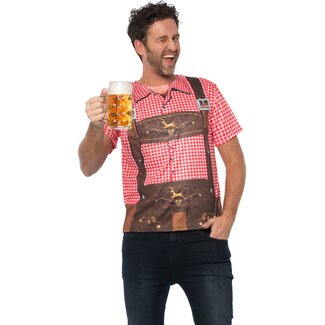 Partychimp T-shirt - Oktoberfest  - Lederhose - XL