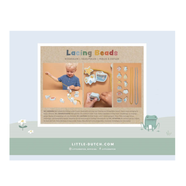 Little Dutch Rijgkralen - Sailors bay - Hout