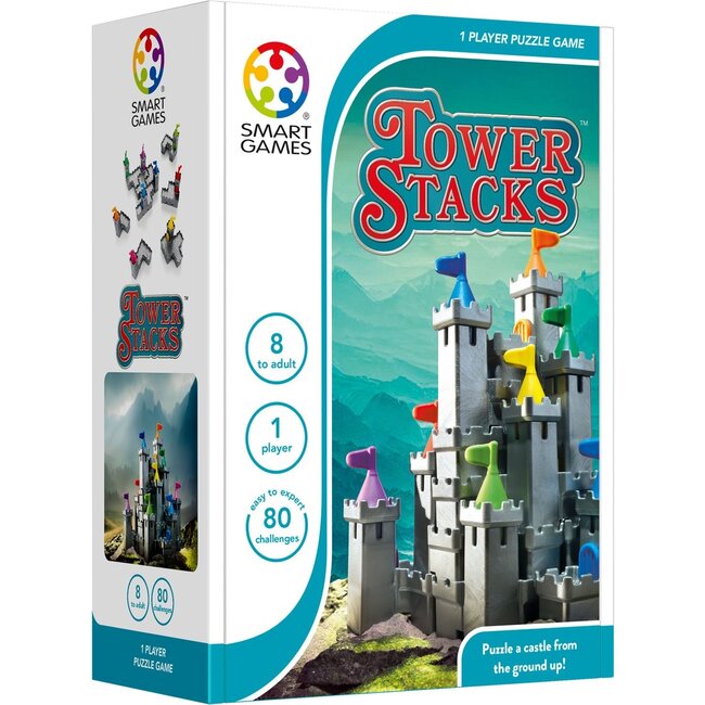 SmartGames IQ spel - Tower Stacks - 8+