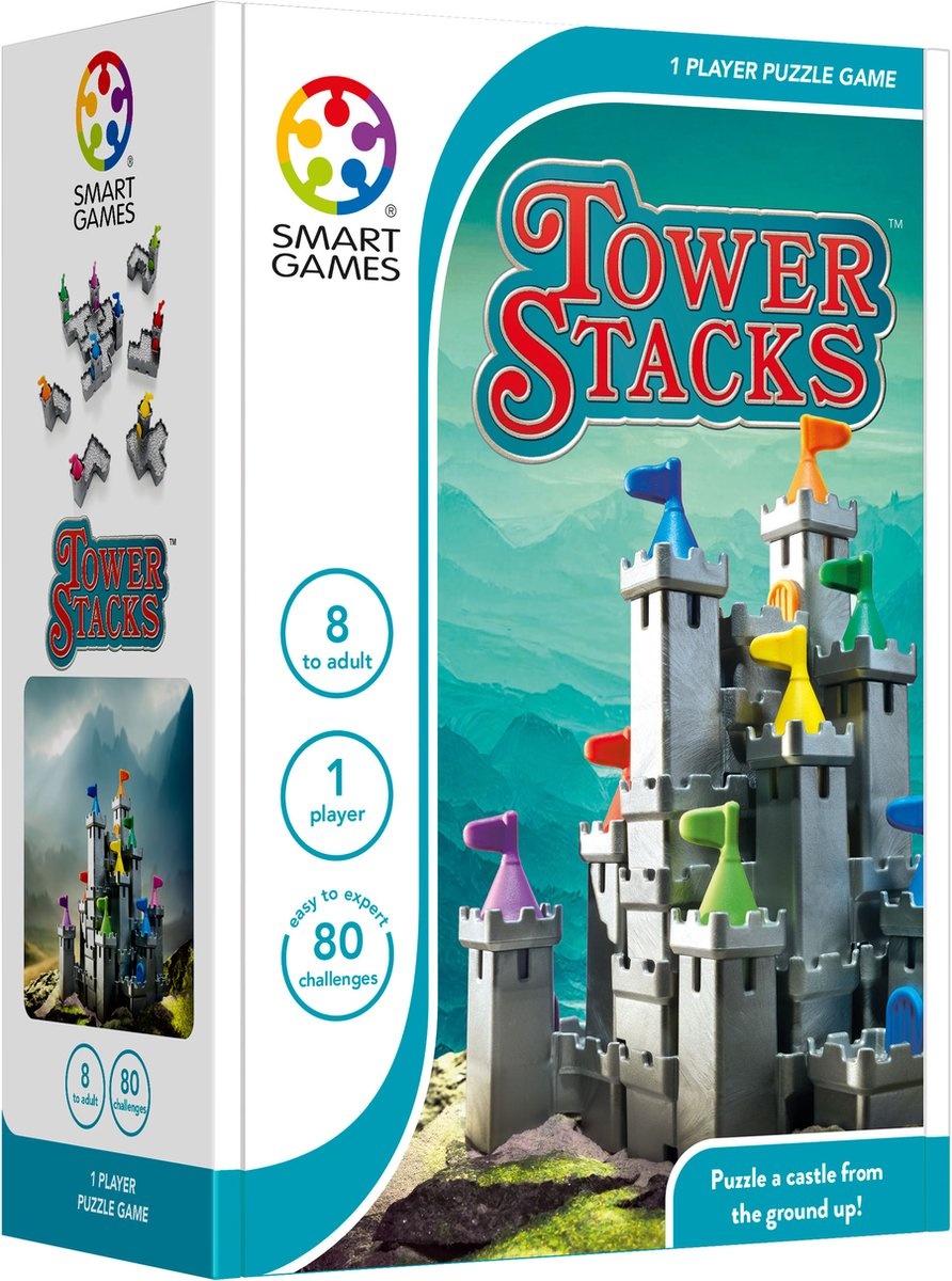 IQ spel - Tower Stacks - 8+