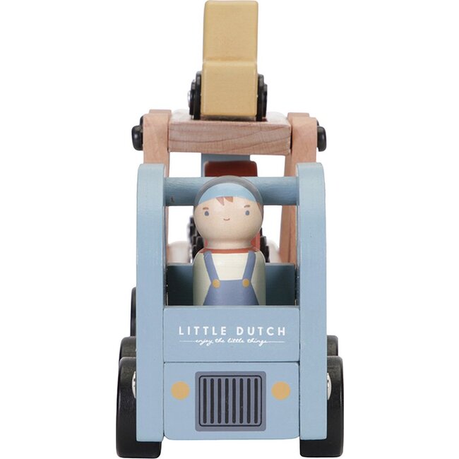 Little Dutch Vrachtauto - Truck met oplegger - Incl. 4 auto's