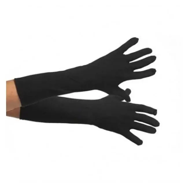 PartyXplosion Handschoenen - Zwart - Lang - S - 35cm