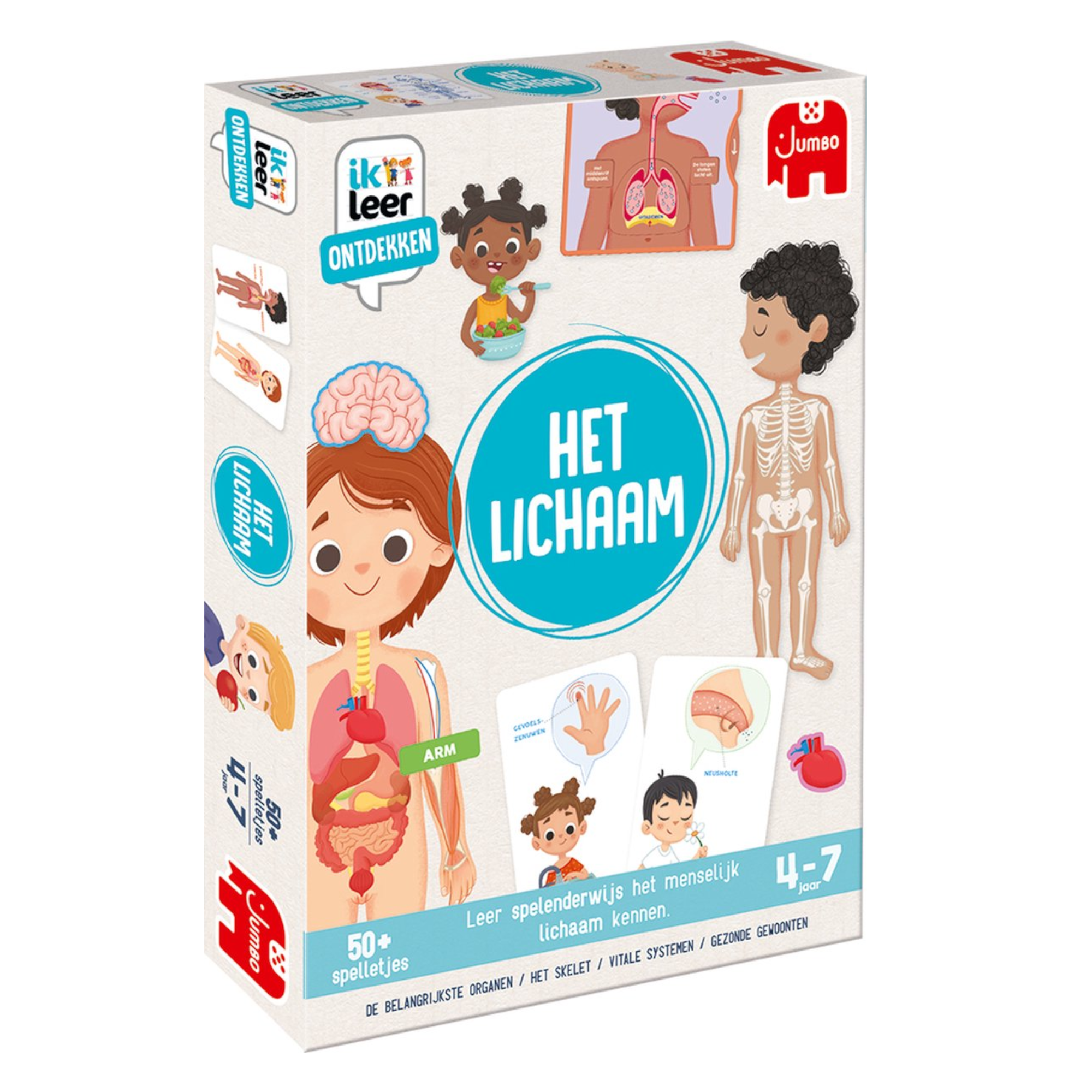 Leerspel - Het lichaam - Meer dan 50 spelletjes - 4-7 jaar