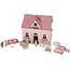 Little Dutch Poppenhuis - Klein - Incl. basisinrichting - 27,5x30x28cm