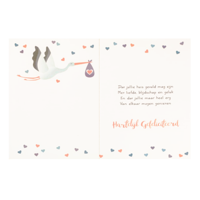 Artige Kaart - Artige - Intense - Kersverse papa & mama - TE003-C