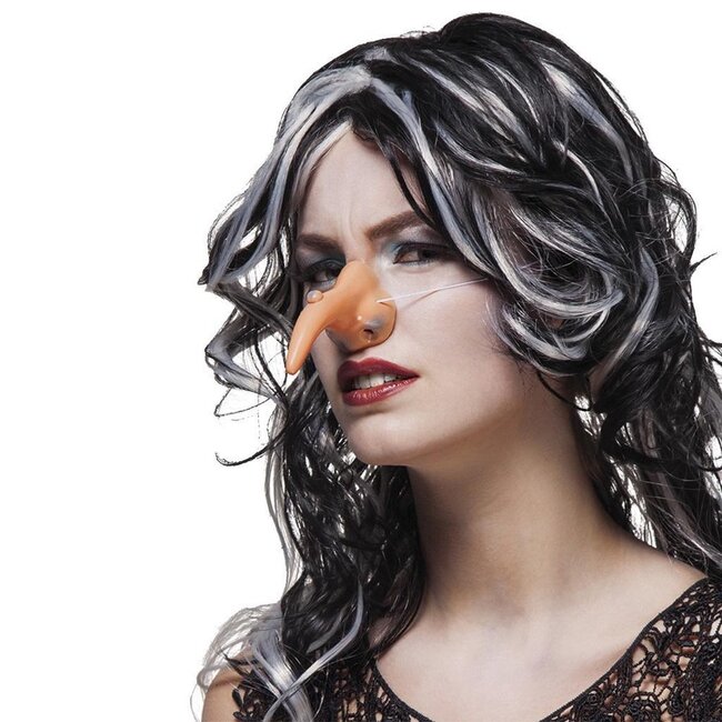 Boland Neus - Heks - Met wrat - Naturel - Met elastiekje