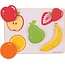 BigJigs Puzzel - Inlegpuzzel - Fruit - 5st. - 1+