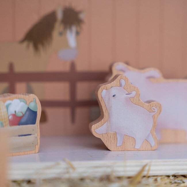 Little Dutch Poppenhuis - Boerderij - Draagbaar