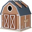 Little Dutch Poppenhuis - Boerderij - Draagbaar