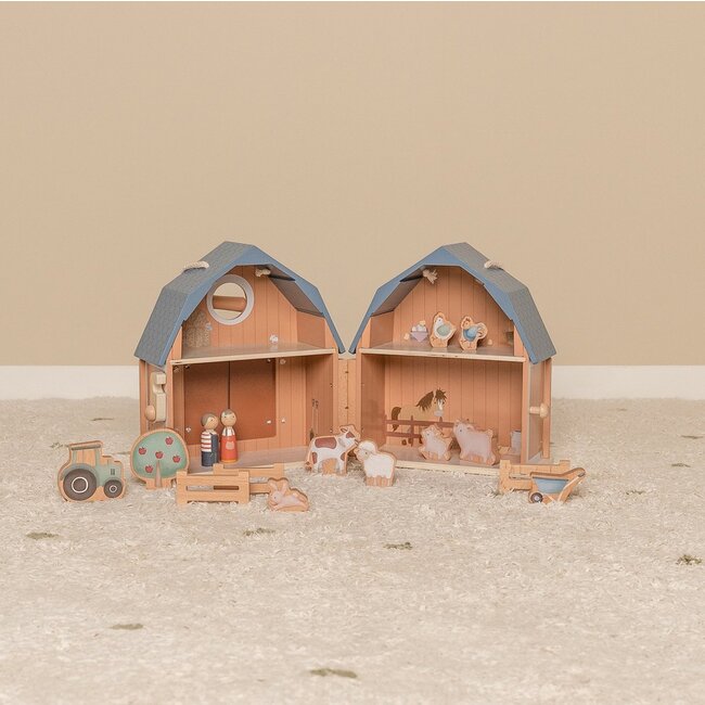 Little Dutch Poppenhuis - Boerderij - Draagbaar