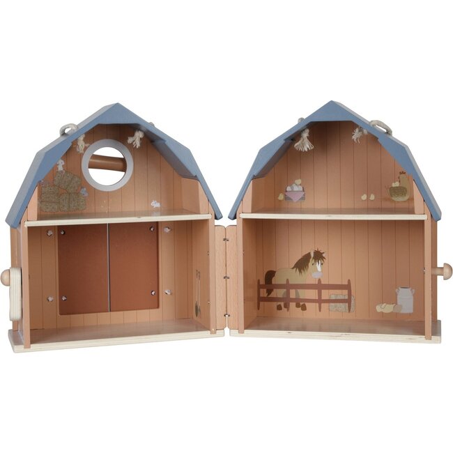 Little Dutch Poppenhuis - Boerderij - Draagbaar