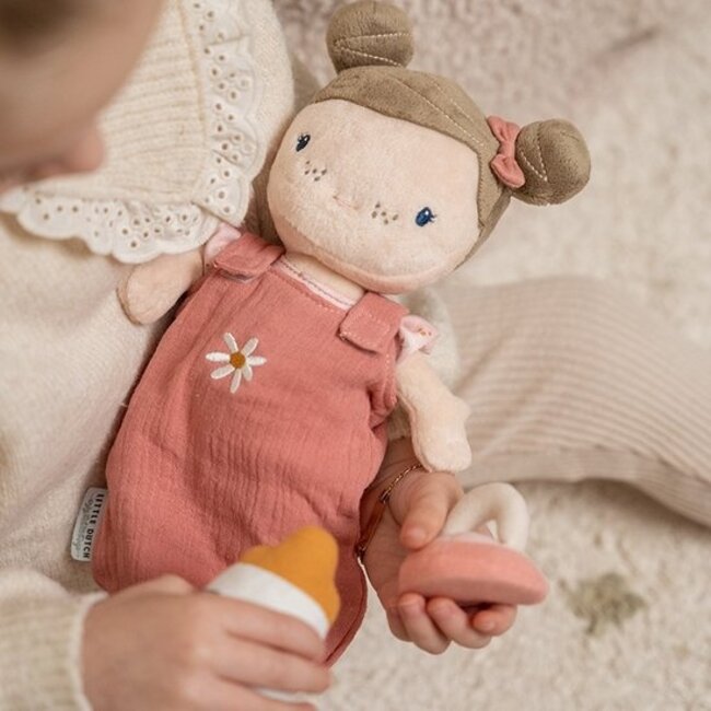 Little Dutch Pop - Baby Rosa - In draagmand