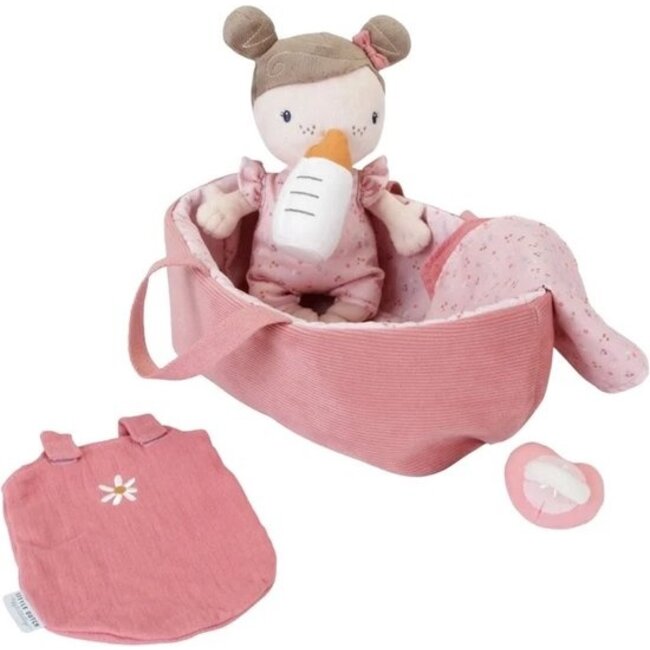 Little Dutch Pop - Baby Rosa - In draagmand