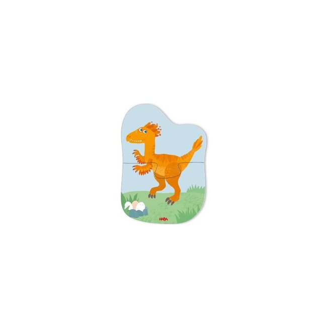 Haba Puzzel - Eerste puzzels - Dino's - 2, 2, 3, 3, 4 & 4st.