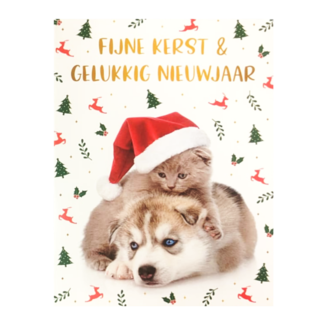 Artige Kaarten - Kerst, nieuwjaar - 8st. - KJB012 - 109x148mm