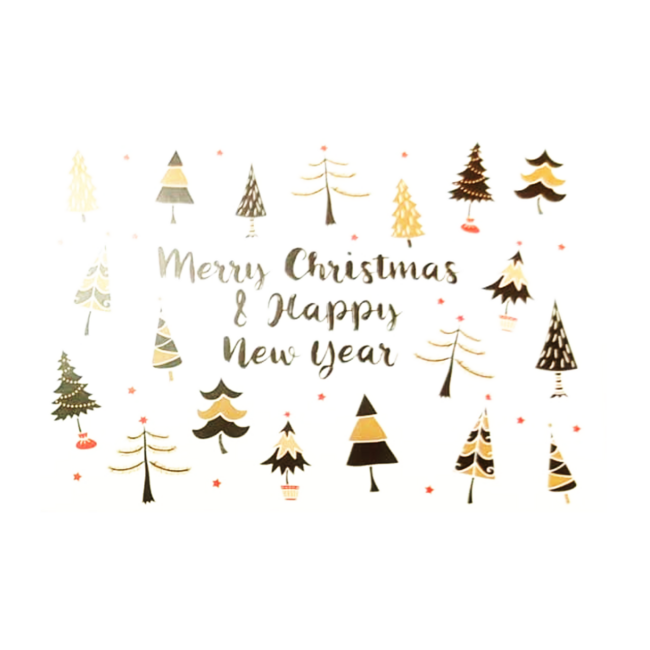 Artige Kaarten - Kerst, nieuwjaar - 8st. - KJB003 - 109x148mm