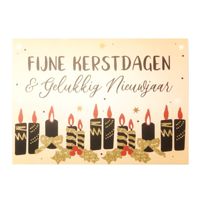 Artige Kaarten - Kerst, nieuwjaar - 8st. - KJB025 - 109x148mm