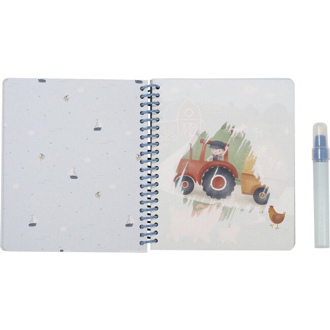 Little Dutch Boek - Jim - Tekenen met water - Little dutch