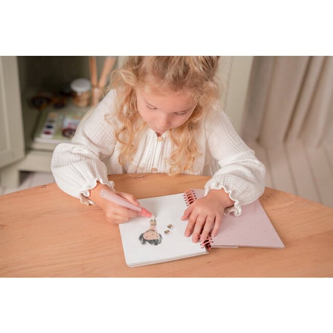 Little Dutch Boek - Rosa - Tekenen met water - Little dutch