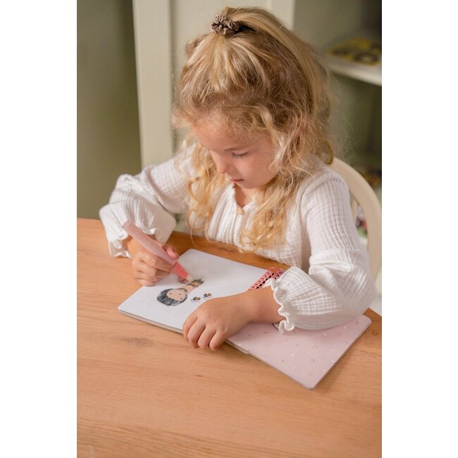 Little Dutch Boek - Rosa - Tekenen met water - Little dutch