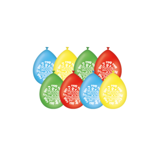 Paper Dreams Ballonnen - Happy Birthday - 8st.