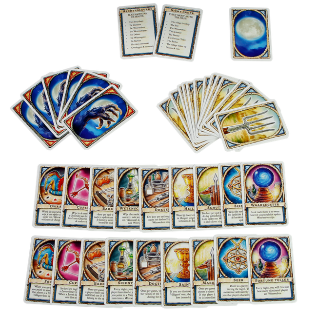 999 Games Spel - Kaartspel - Ontmasker de weerwolven - 8 tot 18 spelers - 10+