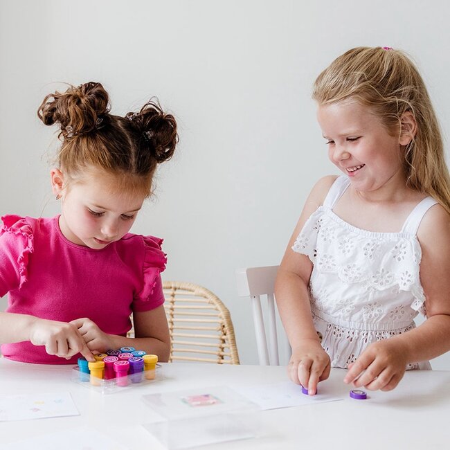 Stempelset - Eenhoorn - Unicorn - Zelf inktend - 12st.