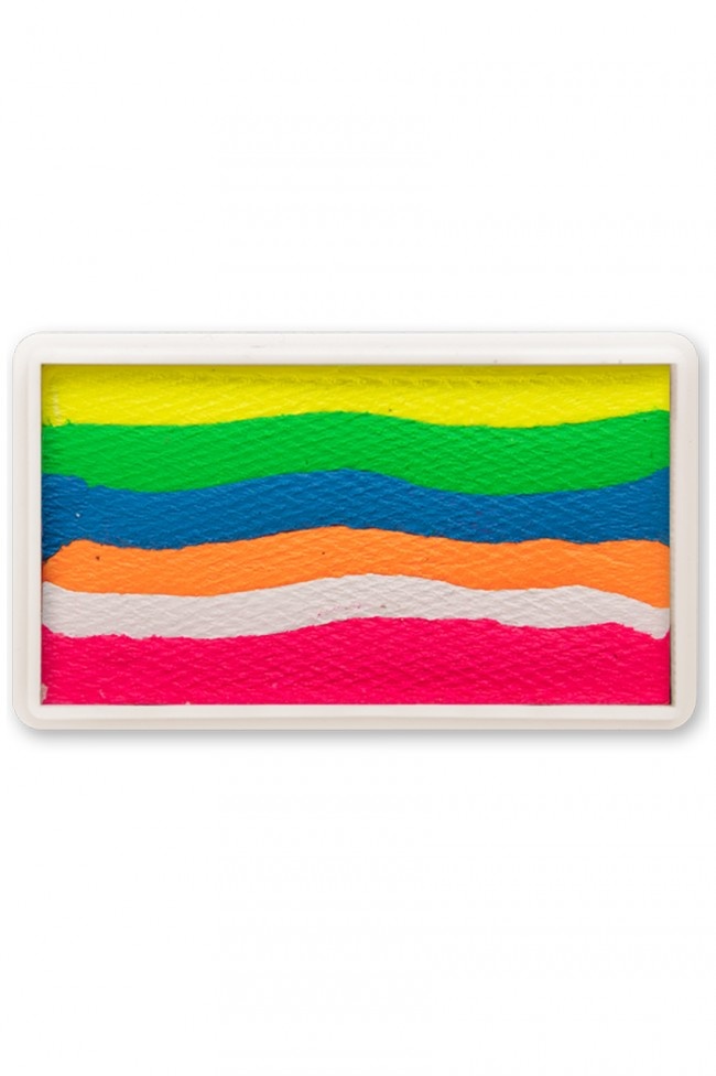 Schmink - Waterblok - Neon mania - Regenboog - 28gr.