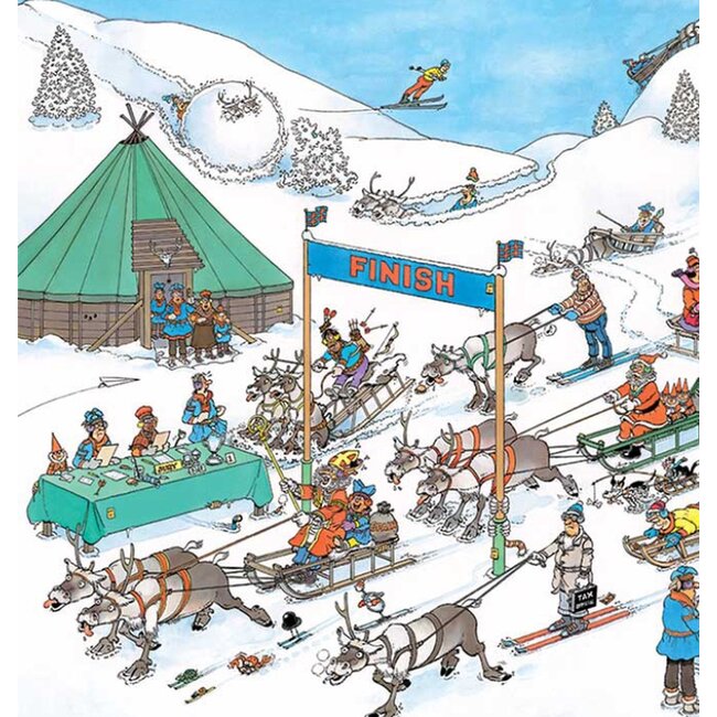Jumbo Puzzel - Jan van Haasteren - Rendier race - 500st.