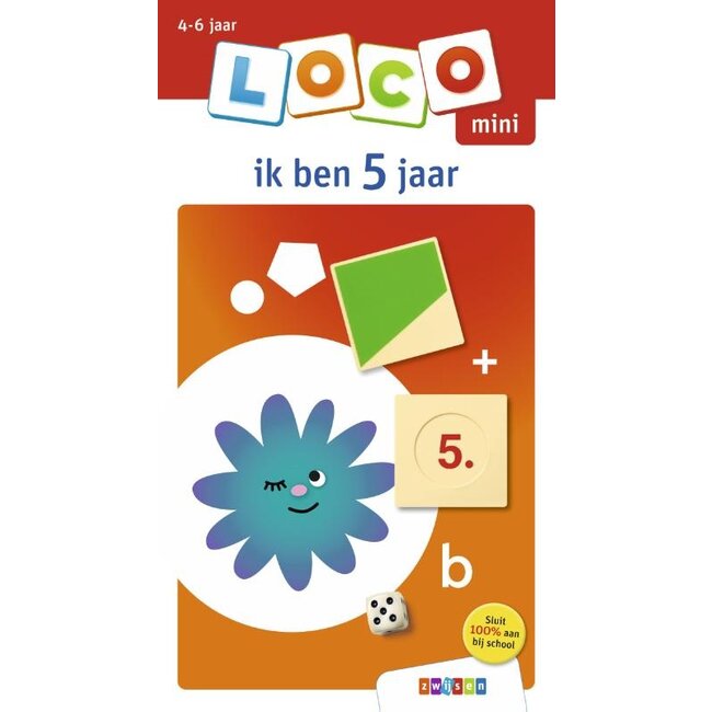 Loco Leerspellen Loco Mini - Boekje - Ik ben 5 jaar - 4-6 jaar