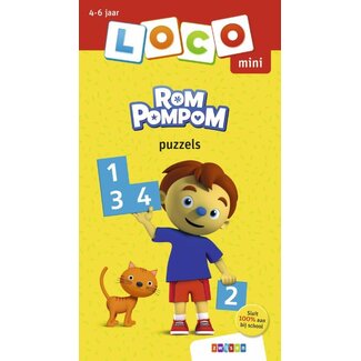 Loco Leerspellen Loco Mini - Boekje - Rompompom - Puzzels - 4-6 jaar