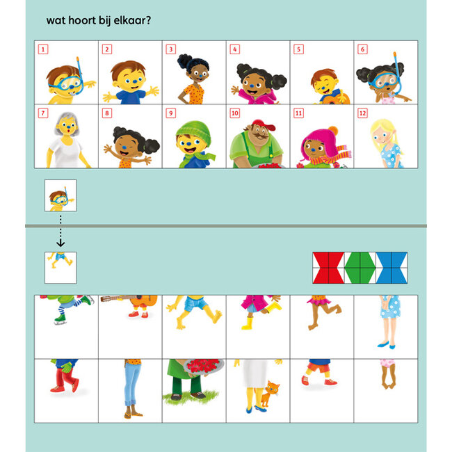 Loco Leerspellen Loco Mini - Boekje - Rompompom - Puzzels - 4-6 jaar