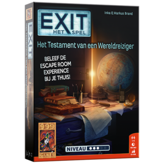 999 Games Coöperatief spel - Exit - Escaperoom - Het Testament van een Wereldreiziger - 12+